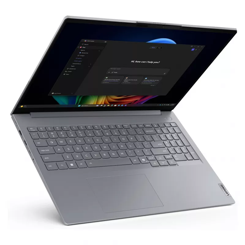 Nešiojamas kompiuteris Lenovo ThinkBook 16 G9 IPL 21UR - Intel Core Ultra 7 355 - 32 GB RAM - 512 GB SSD - 16 inch WUXGA - Windows 11 Pro - Arctic Grey