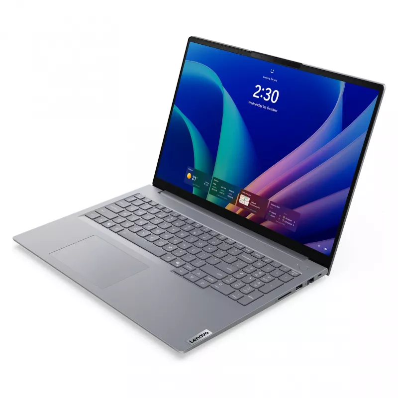 Nešiojamas kompiuteris Lenovo ThinkBook 16 G9 IPL 21UR - Intel Core Ultra 7 355 - 32 GB RAM - 512 GB SSD - 16 inch WUXGA - Windows 11 Pro - Arctic Grey