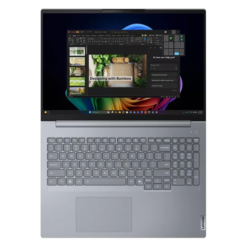 Nešiojamas kompiuteris Lenovo ThinkBook 16 G9 IPL 21UR - Intel Core Ultra 7 355 - 32 GB RAM - 512 GB SSD - 16 inch WUXGA - Windows 11 Pro - Arctic Grey