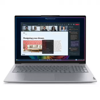 Nešiojamas kompiuteris Lenovo ThinkBook 16 G9 IPL 21UR - Intel Core Ultra 7 355 - 32 GB RAM - 512 GB SSD - 16 inch WUXGA - Windows 11 Pro - Arctic Grey