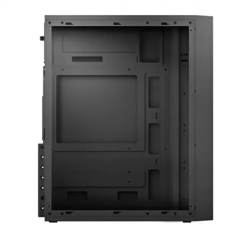 Logic Concept J23 PRO Black Mid-Tower Computer Case with Tempered Glass, USB-C, ARGB Fans