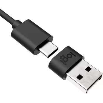 Logitech Logi Zone Wired USB-A Adapter – USB adapter – USB Type A (M) į USB-C (F) – Graphite