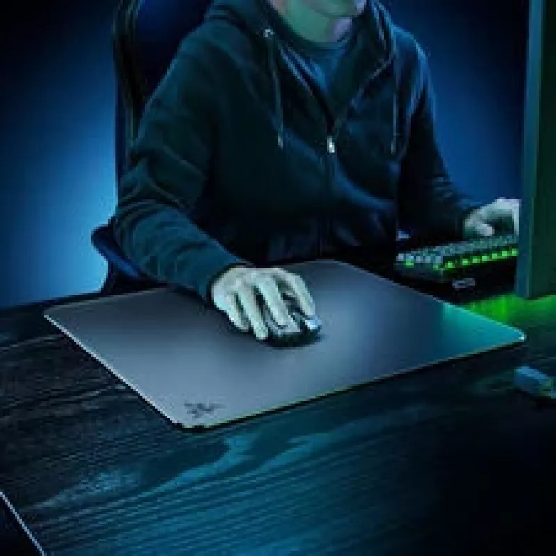 Razer Atlas Pro Pelėdos Kilimėlis, Stiklo Paviršius, Neslystanti Bazė - Juoda