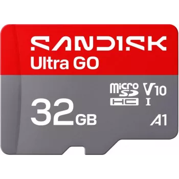 SanDisk Ultra GO microSDHC 32 GB UHS-I atminties kortelė, 120 MB/s skaitymas, V10, A1