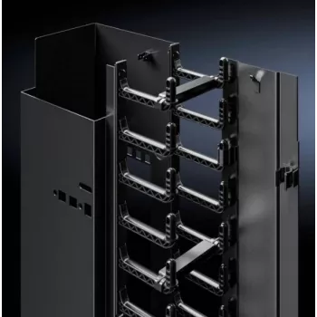 Rittal VX IT kabelių kanalas, 42U, montuojamas stove, RAL 9005