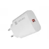 NATEC Ribera sieninis įkroviklis 1x USB-A 18W baltas