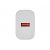 NATEC Ribera sieninis įkroviklis 1x USB-A 18W baltas