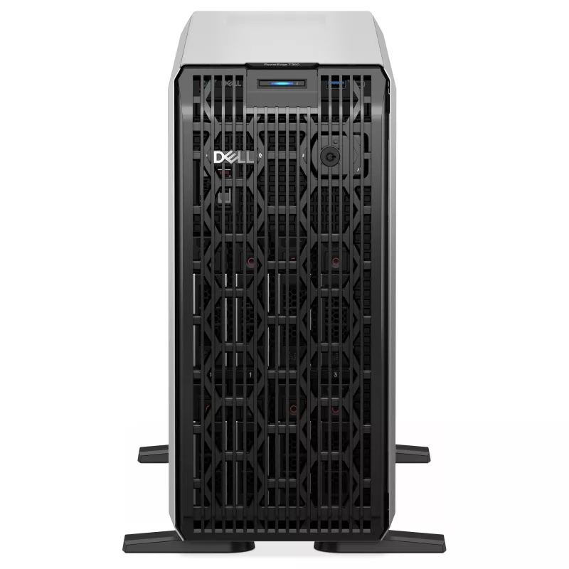 Dell PowerEdge T360 Tower Server - Intel Xeon 6333P 2,3 GHz - 32GB DDR4 - 480GB SSD - 8x 3,5 inch Hot-Plug Bays - PERC H755 - Broadcom 5720 - iDRAC9 - 700W PSU - 3Y Basic NBD