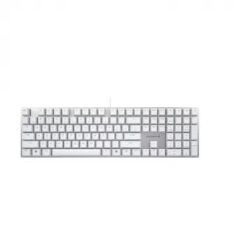 CHERRY KC 200 MX laidinė mechaninė klaviatūra, pilno dydžio, CHERRY MX Brown, US išdėstymas, balta