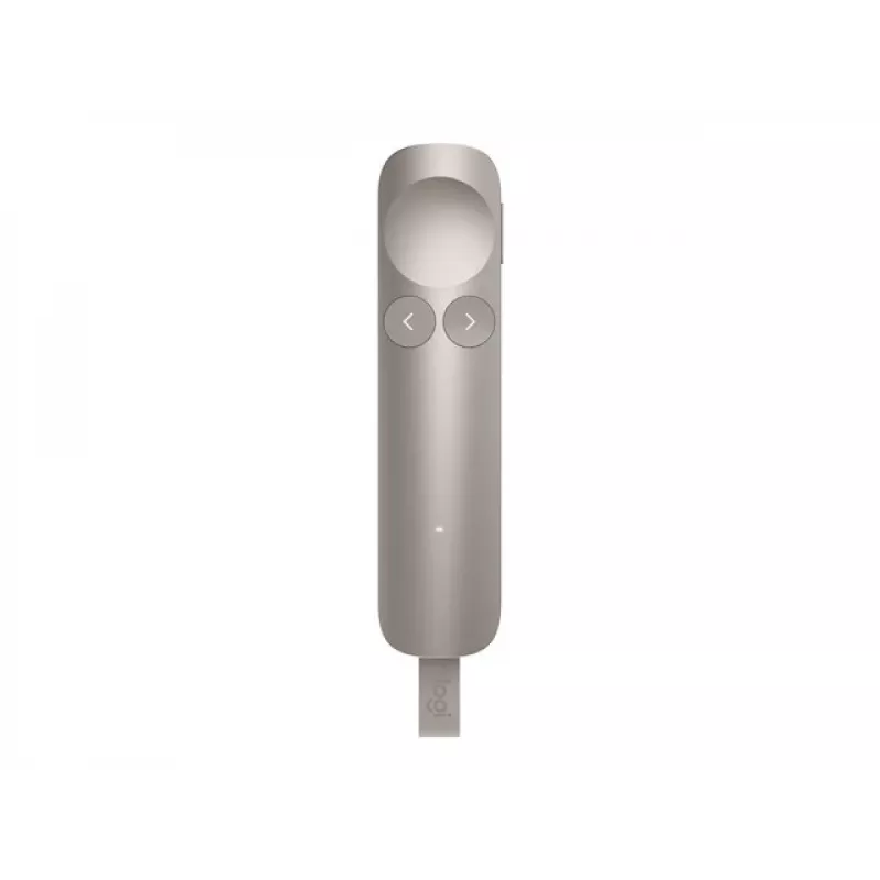 Logitech Spotlight 2 belaidis pristatymų pultelis - smėlio spalvos