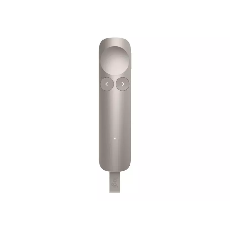 Logitech Spotlight 2 belaidis pristatymų pultelis - smėlio spalvos