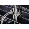 DIGITUS CAT 6A F-FTP Angled Patch Cable, Copper, 1,5 m, Grey, 10 Pieces