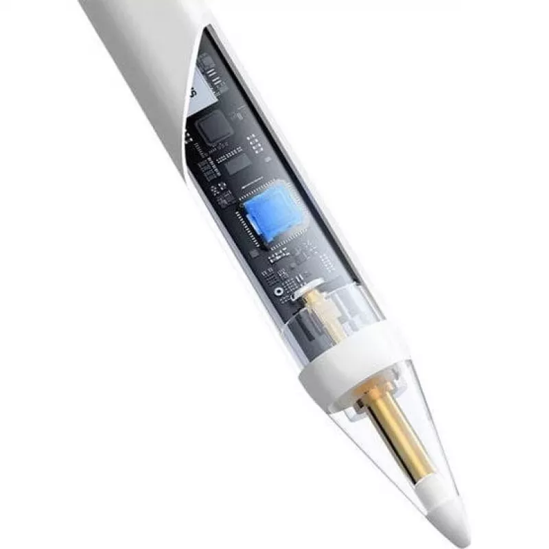 „Baseus Smooth Writing 2 Stylus Lite“ su LED indikatoriumi (balta spalva)