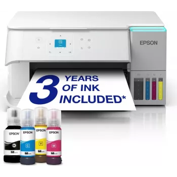 Epson EcoTank ET-2959 Daugiafunkcis rašalinis spausdintuvas – spalvotas, A4, spausdinti, skenuoti, kopijuoti, iki 15 psl/min, 100 lapų dėklas, Wi-Fi, USB, juodas