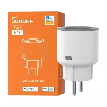 SONOFF S60ZBTPF Zigbee Smart Plug su energijos stebėjimu, 15A, 3600W, US tipo kištukas