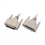 EFB-Elektronik EK165.2 Serial Data Cable 1:1, 2x D-Sub 25, Male-Female, 2,0m, Beige