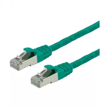 VALUE Patch Cable Cat.6 Class E S/FTP PiMF LSOH Green 1,5m