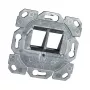 EFB Elektronik ET-25111K paviršinio montavimo rėmelis 1 prievadui, keystone, gryna balta RAL 9010