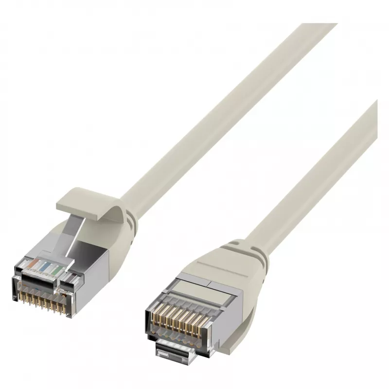 EFB Elektronik RJ45 Patch Cable Cat.6A U/FTP TPE 4mm Ultraflex Grey 2m