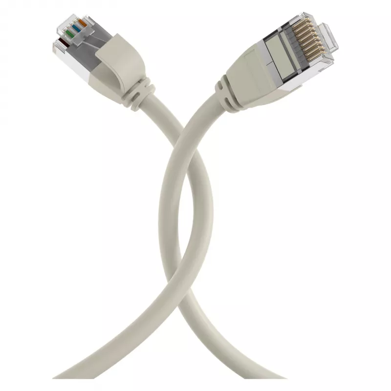 EFB Elektronik RJ45 Patch Cable Cat.6A U/FTP TPE 4mm Ultraflex Grey 2m