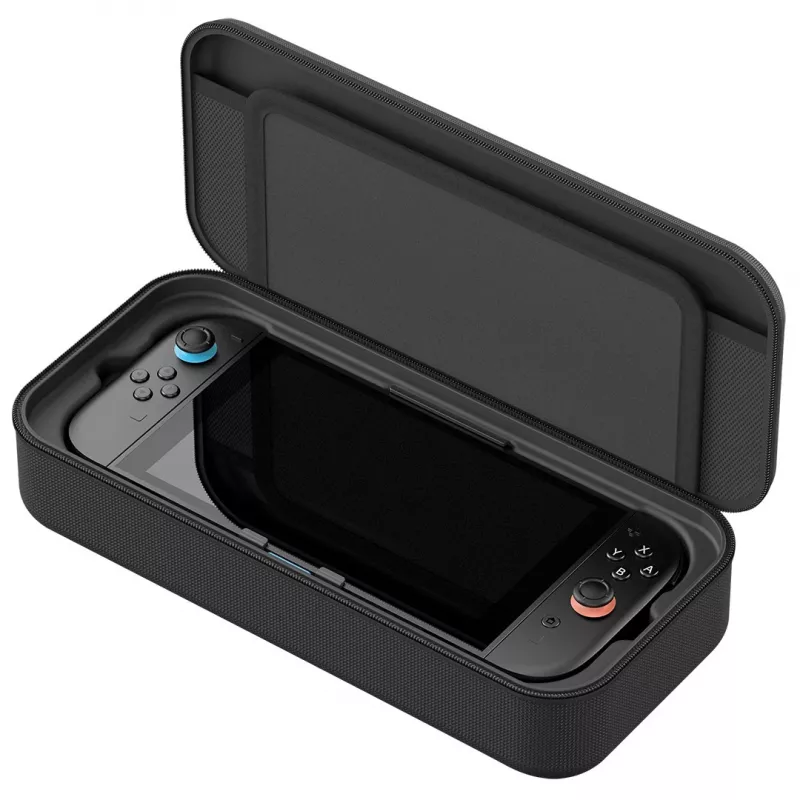 Venom Įkrovimo Dėklas, skirta Nintendo Switch 2 – Kietas Nešiojimo Dėklas su 10 000 mAh Power Bank, Juoda
