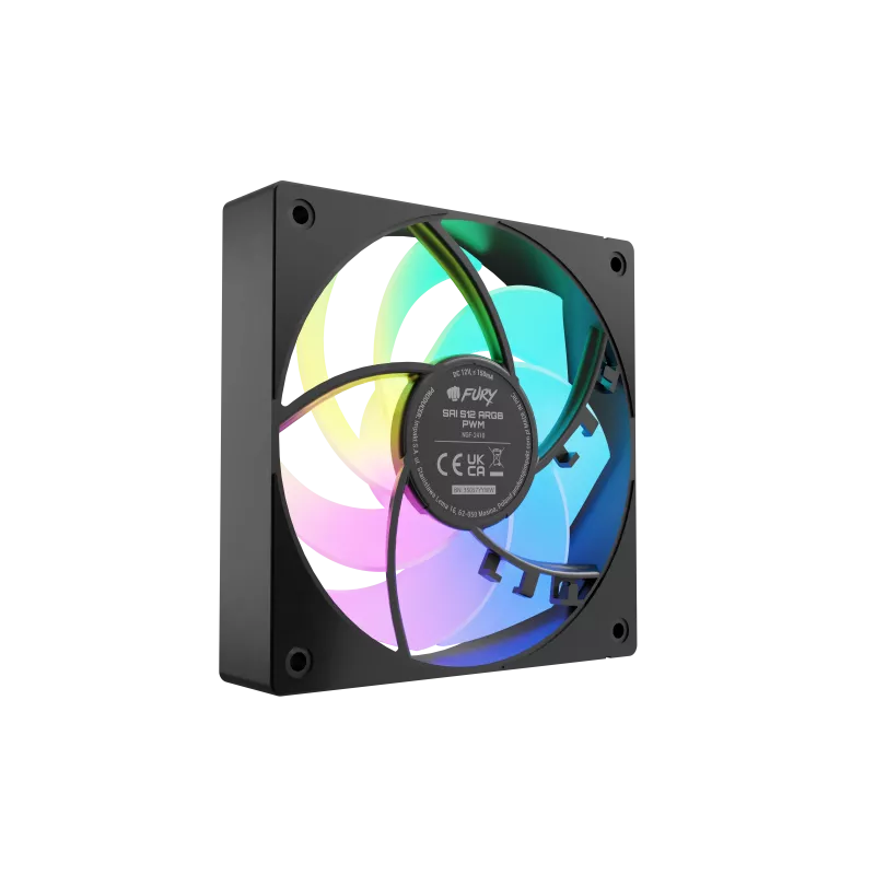 Fury Fan Sai S12 ARGB PWM, Black
