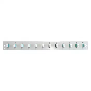 EFB Elektronik Surinktas Priekinis Skydelis su 12 x LC Duplex Movos OM3, Juodas