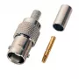 EFB-Elektronik BNC Female Crimp Connector Straight RG59/RG62 75/93 Ohm (52511.1)