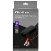 Qoltec 52665 Automatinis akumuliatoriaus įkroviklis AGM GEL STD baterijoms, 24V 2A 48W, LED indikatorius, 1,8m laidas