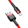 Baseus CALKLF-C09 USB-A – Lightning kabelis 2 m Raudonas