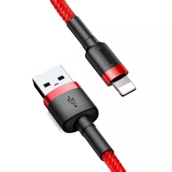 Baseus CALKLF-C09 USB-A – Lightning kabelis 2 m Raudonas