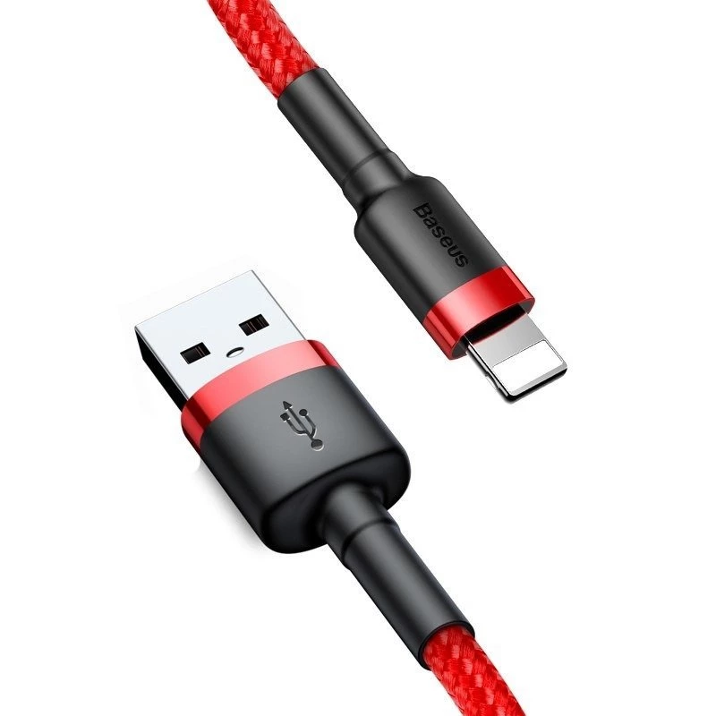 Baseus CALKLF-C09 USB-A – Lightning kabelis 2 m Raudonas