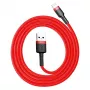 Baseus CALKLF-C09 USB-A – Lightning kabelis 2 m Raudonas
