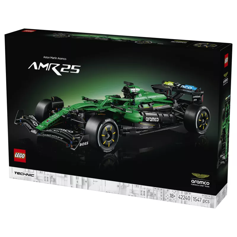 LEGO Technic Aston Martin Aramco AMR25 F1 Automobilis 42240