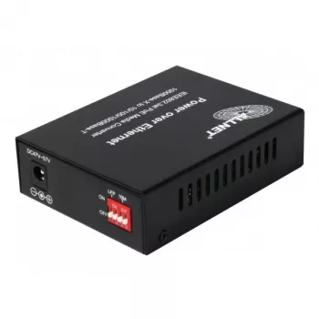 ALLNET PoE Media Converter 10/100/1000Base-T į 1000Base-SX/LX SFP Mini-GBIC, Single/Multi-Mode, 15,4W/30W PoE, ALL-MC202P-SFP1-PoE