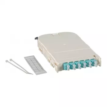 EFB-Elektronik FTTH modulio įdėklas FTTH-BGT sistemoms, 12 prievadų LC su OM4 keraminėmis movomis