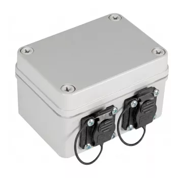 EFB Elektronik NWSZ 53730.1V2 IP67 korpusas su 2xRJ45 Cat.6A prievadais ir 2xM16 kabelių įvadais
