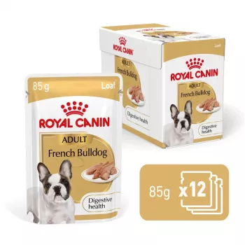 ROYAL CANIN French Bulldog Adult Digestive Health Loaf Box - šlapias šunų maistas - 12x85g