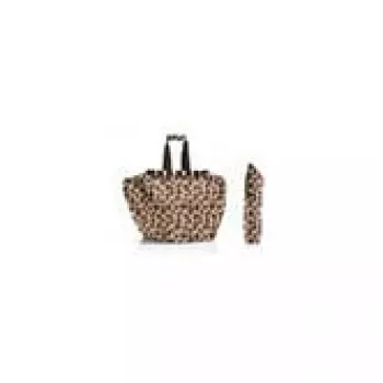 Reisenthel Easyshoppingbag Leo Macchiato (UJ6048) - Pirkinių krepšys, 20 L, sulankstomas, poliesteris