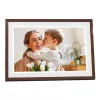 ARZOPA D10 10,1 inch skaitmeninis nuotraukų rėmelis (tamsiai ruda) - 1280x800 IPS jutiklinis ekranas, 32GB, Wi-Fi