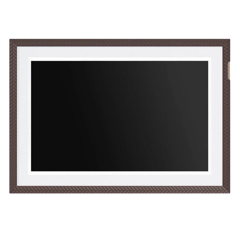 ARZOPA D10 10,1 inch skaitmeninis nuotraukų rėmelis (tamsiai ruda) - 1280x800 IPS jutiklinis ekranas, 32GB, Wi-Fi