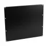 EFB Elektronik 19 inch 9U Blanking Panel RAL9005 Jet Black