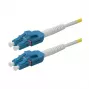 ROLINE Fibre Optic Cable UNIBOOT Single Mode 9/125µm OS2 LC Duplex 1m Geltona