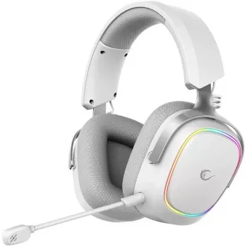 Rampage RETSU belaidės ausinės su mikrofonu, BT 2.4G RGB White