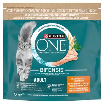 Purina ONE Adult Cat Food Chicken & Whole Grains 1,4 kg