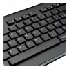 Targus AKM610FR belaidis klaviatūros ir pelės rinkinys – pilno dydžio – AZERTY – prancūziškas išdėstymas – juoda