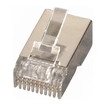 EFB-Elektronik E-MO 6/6G RJ12 STP modulinis kištukas, ekranuotas, 6P6C, 100 vnt.