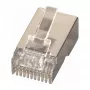EFB-Elektronik E-MO 6/6G RJ12 STP modulinis kištukas, ekranuotas, 6P6C, 100 vnt.