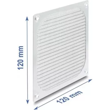 Delock Fan Grill 120 x 120 mm Aluminium – Fan Dust Filter with Stainless Steel Filter Mesh (67458)