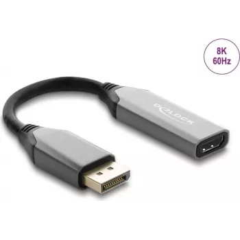 Delock Active DisplayPort 1.4 to HDMI Adapter 8K su HDR funkcija